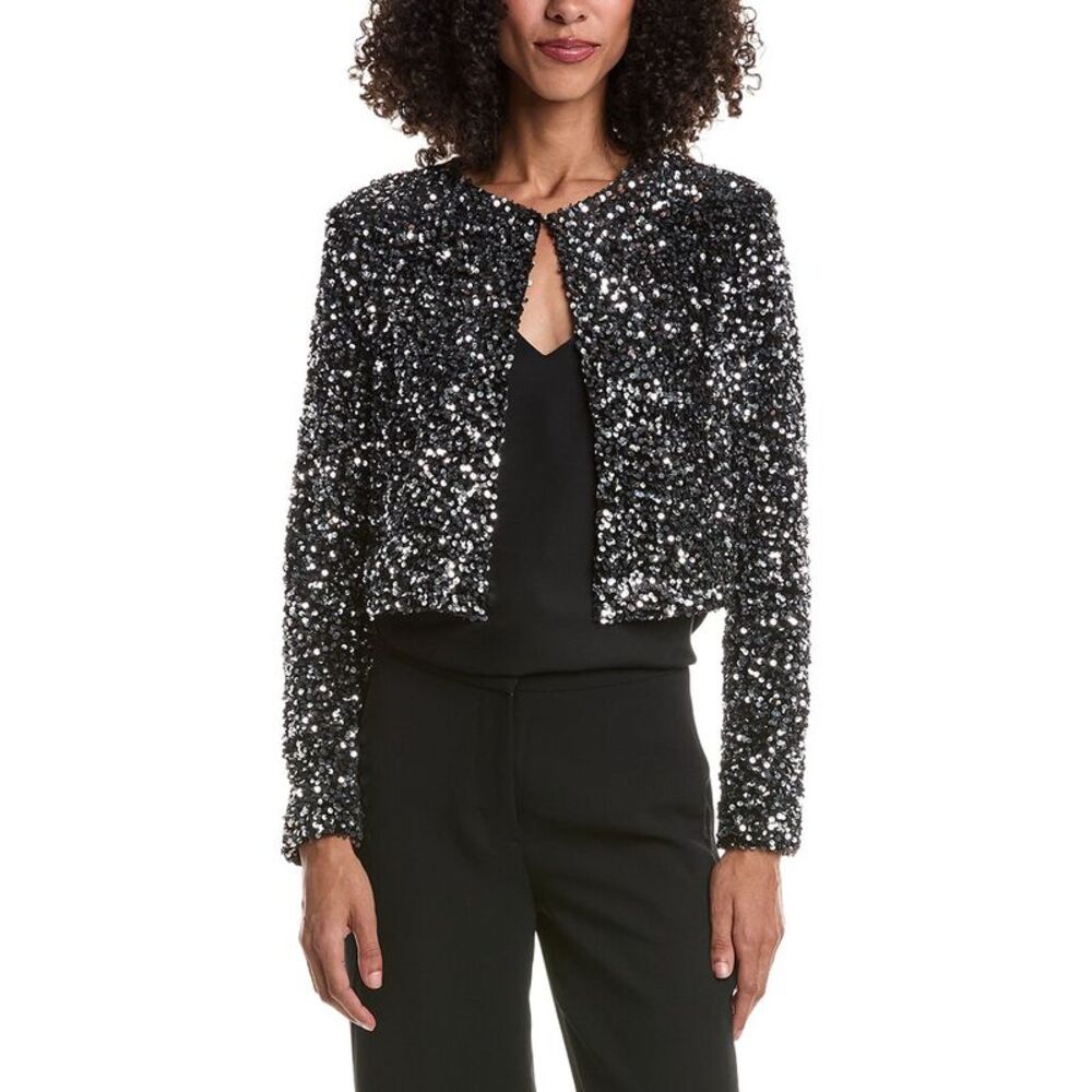 Joseph Ribkoff Womens  Sequin Top, Black